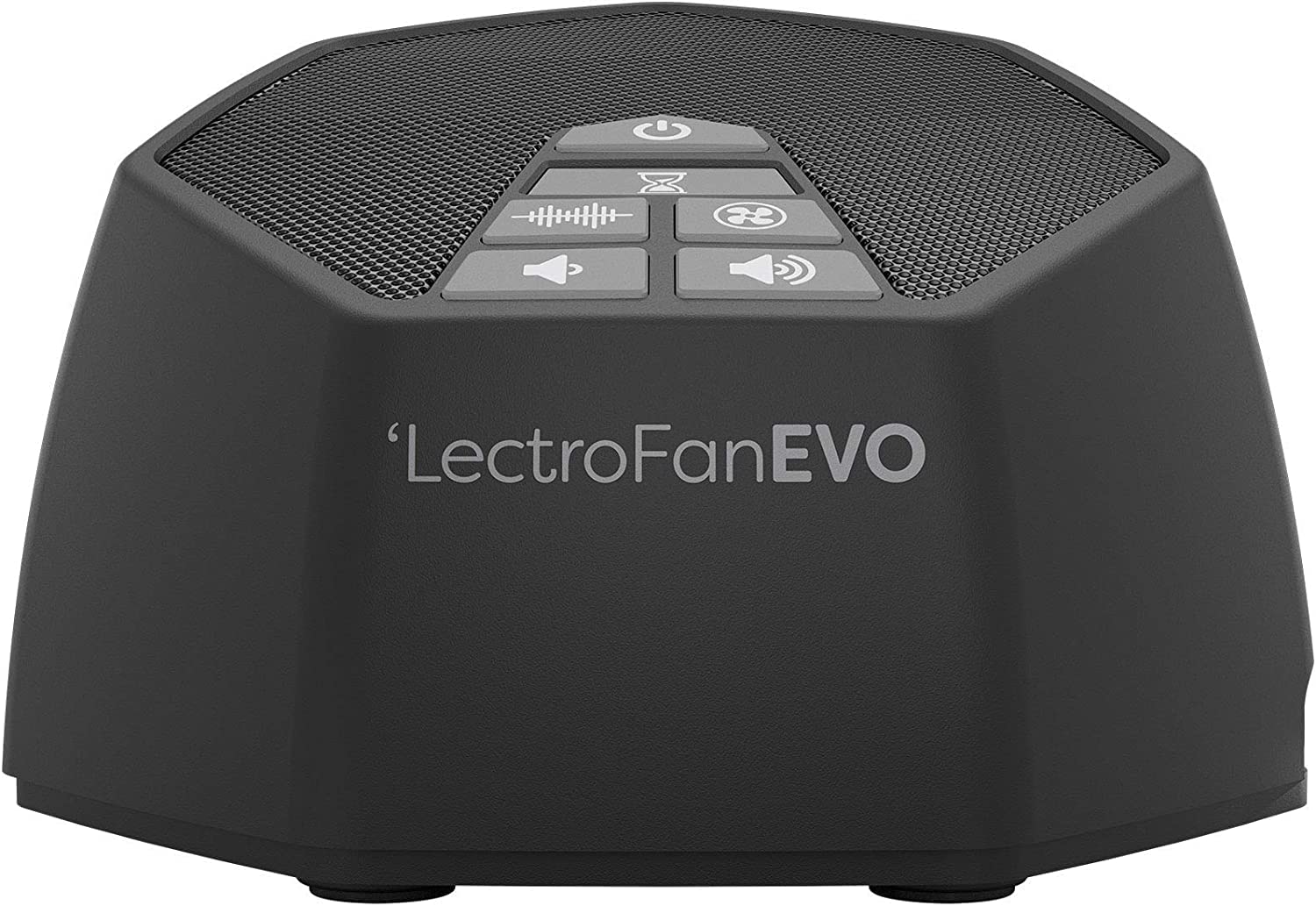 LectroFan EVO Guaranteed Non-Looping Sleep Sound Machine with 22 Unique Fan Sounds, White Noise Machine for Sleeping and Ocean Sounds, with Sleep Timer - Black (Renewed)