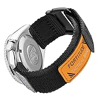 Ritche Nylon Sport Watch Band for men women Quick Release 20MM 22MM Replacement Watch Strap Compatible with Timex Expedition watch Black/Navy Blue/Crimson Red/Pumpkin Orange/Army Green, Valentine's day gifts for him or her