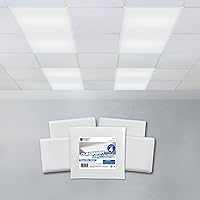 Educational Insights The Original Fluorescent Light Filters: Whisper White 4-Pack, Fluorescent Light Covers, Easy Install for Classrooms, Office, Hospitals & Home, Teacher Classroom Must Haves
