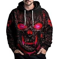 21Grams Unisex 3D Printed Graphic Colorful Novelty Hoodies Winter Pullover Hooded Sweatshirt for Christmas Halloween
