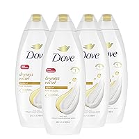 Body Wash for Dry Skin Dryness Relief Effectively Washes Away Bacteria While Nourishing Your Skin 22 oz (Pack of 4)