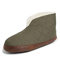 Dearfoams Men's Original Nylon Warm Up Bootie Slipper