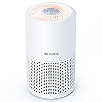 Air Purifiers for Bedroom, FULMINARE H13 True HEPA Air Filter, Quiet Air Cleaner With Night Light,Portable Small Air Purifier for Home, Office, Living Room