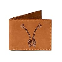 Men's Aries Handmade Natural Genuine Pull-up Leather Wallet MHLT_03