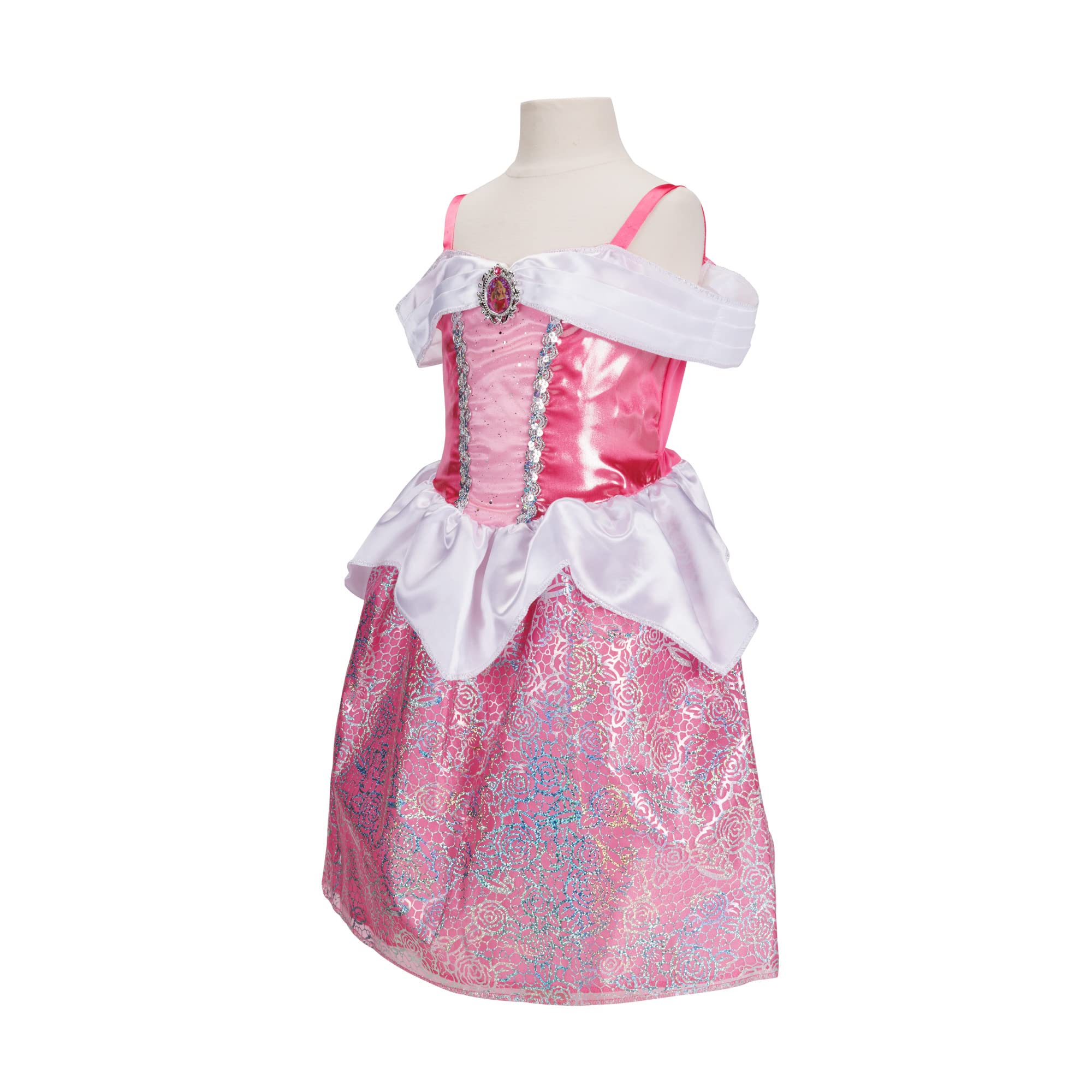 Disney Princess Aurora Dress Costume for Girls, Perfect for Party, Halloween Or Pretend Play Dress Up