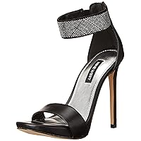 Nine West Womens Utell3 Ankle Strap Heeled Sandals