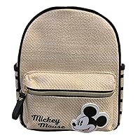 Primark Mickey Woven Mini Backpack Beige