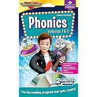 Phonics - Vols. 1 & 2 - Audio CDs & Book by Rock 'N Learn