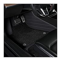 Custom Car Floor Mats Compatible with VW Touran 2008 2009 2010 2011 2012 2013 2014 2015 Auto Car Mats Full Set Interior Accessories (Color : Black-b1)