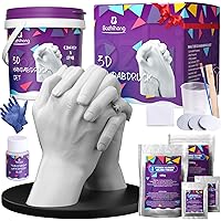 Bozhihong Hand Casting Kit - Hand Mold Kit Couples - Unique DIY Gifts for Women and Men as Wedding, Anniversary & Birthday Gifts for Him and Her