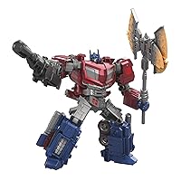 Toys Studio Series Voyager Class 03 Gamer Edition Optimus Prime Toy, 6.5-inch, Action Figure for Boys and Girls Ages 8 and Up