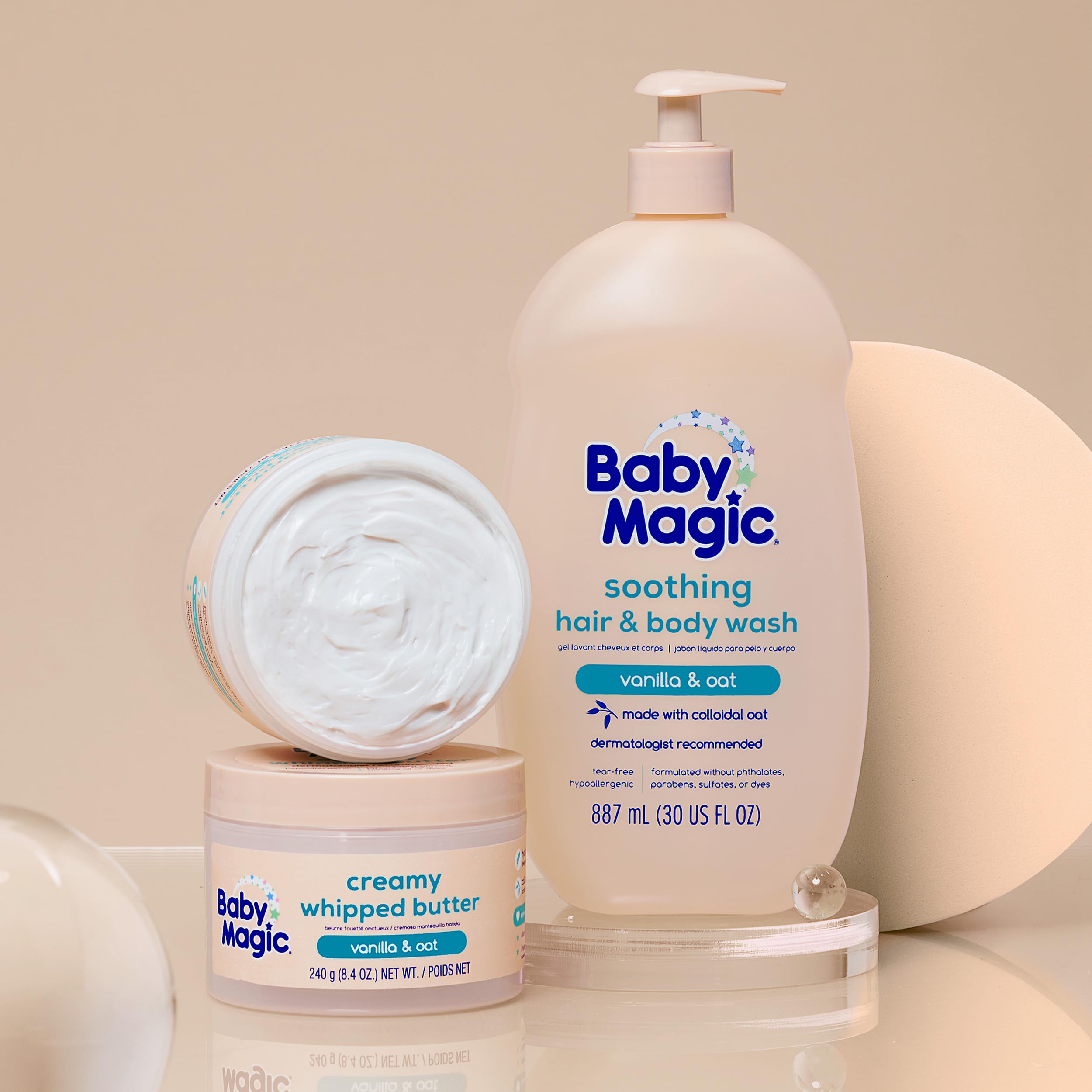 Baby Magic Creamy Whipped Butter Vanilla Oat, 8.4 oz