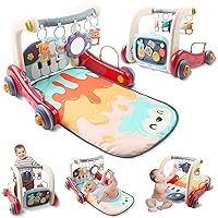 Baby Play Mat Baby Gym,Kick and Play Piano Gym Activity Center mat with 5 Infant Learning Sensory Toys, Music and Lights-Infant Play mat for Newborn Baby Gifts 0 to 12 Months