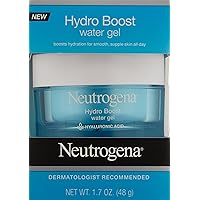 Neutrogena Hydro Boost Hyaluronic Acid Hydrating Water Face Gel Moisturizer for Dry Skin, 2 Pack (1.7 fl. Oz)