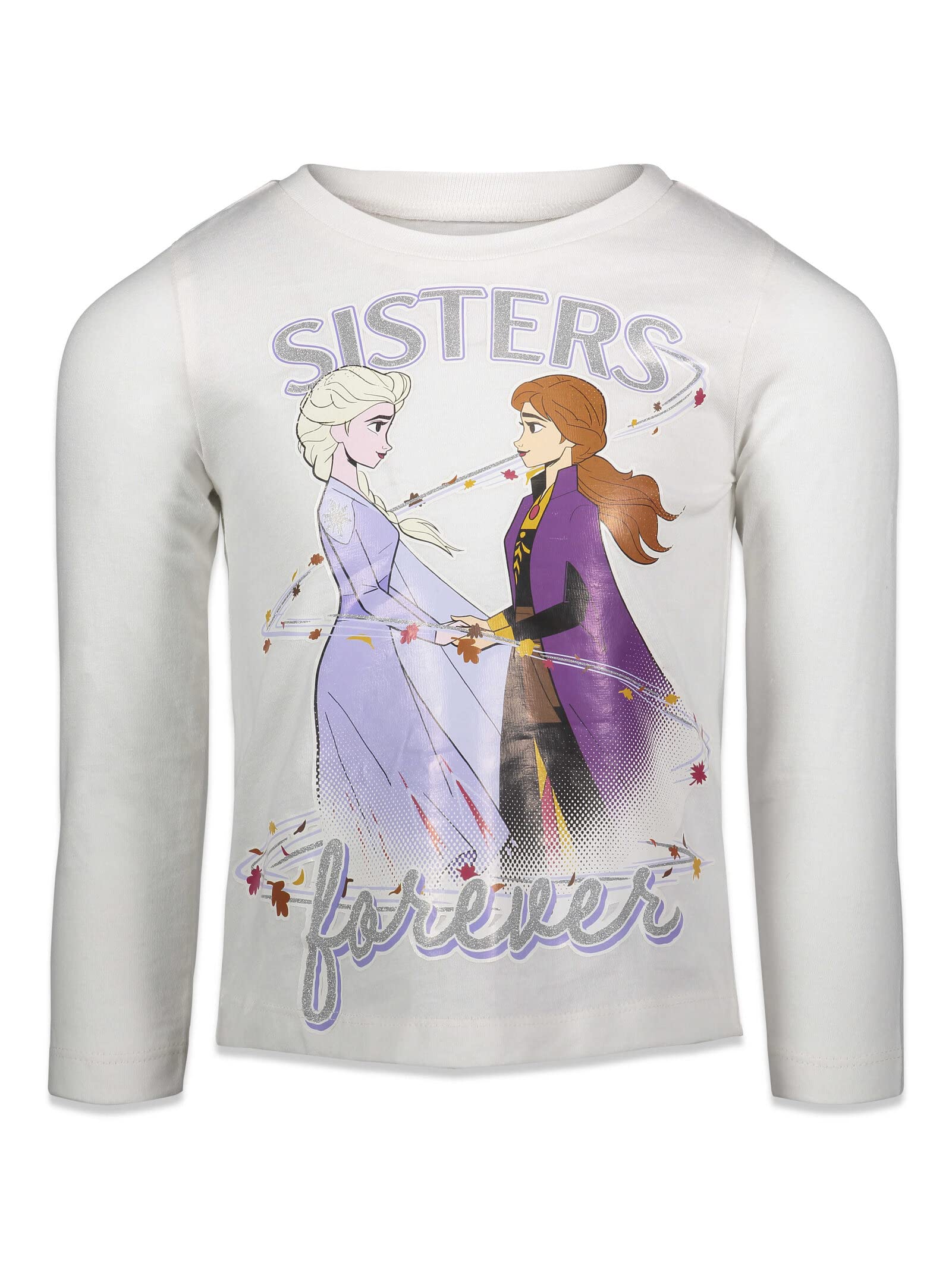 Disney Frozen Princess Anna Elsa Girls 3 Pack T-Shirts Toddler to Big Kid