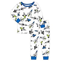 Baby Boys' Tight Fit Sleepwear, Rockets/Blue, 2T