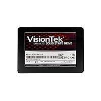 VisionTek 1TB PRO HXS 7mm 2.5 Inch SATA III Internal Solid State Drive with 3D TLC NAND Technology for Desktop Computers, Laptops and Mac Systems (901311)