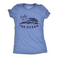 Womens Funny Beach Shirts Relaxing Ocean Tees for Women Cute Graphic Tees for Summer