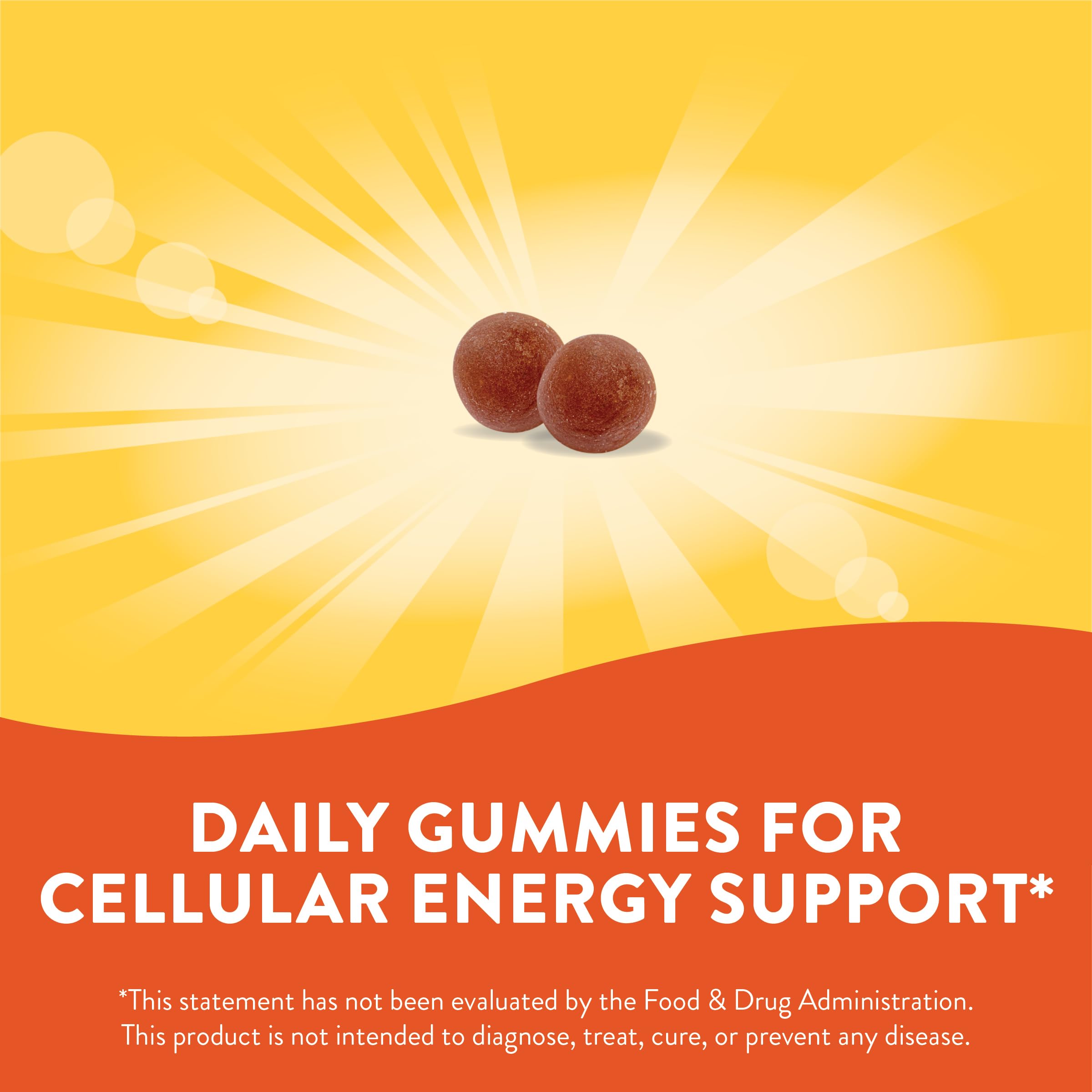 Nature's Way Alive! B-Complex Gummies, Cellular Energy Support*, 8 B-Vitamins, Vegetarian, Mango Flavored, 60 Gummies