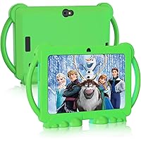 YOBANSE Kids Tablet, 7 inch Tablet for Kids 3GB RAM 32GB ROM Android 11.0 Toddler Tablet with Bluetooth, WiFi, GMS, Parental Control, Dual Camera, Shockproof Case, Educational, Games(Green)