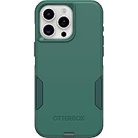 OtterBox iPhone 15 Pro MAX (Only) Commuter Series Case - GET YOUR GREENS (Green), Slim & Tough, Pocket-Friendly, with Port Protection