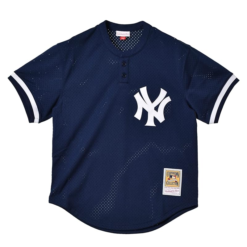 Shop Mitchell & Ness New York Yankees Derek Jeter 1995 Authentic Jersey  ABPJ3003-NYY95DJTNAVY blue