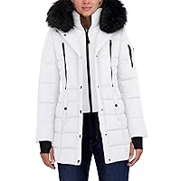 Nautica Women's 3/4 Heavyweight Mist Puffer Jacket