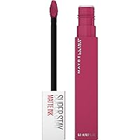 Maybelline Super Stay Matte Ink Liquid Lipstick Makeup, Long Lasting High Impact Color, Up to 16H Wear, Pathfinder, Berry Pink, 1 Count