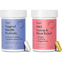 Rael Supplement for Women Bundle - Probiotics, Digestive Enzymes, Urinary Tract Health (30 Day Supply) & PMS Supplement (28 Capsules)