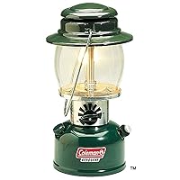 Coleman 700 Lumens Kerosene Lantern with Adjustable Brightness & Carry Handle, Great for Camping, Hunting, Emergencies, Power Outages, & More, Cost-Efficient Fueled Lantern