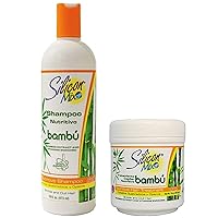 Silicon Mix Bambu Nutritive Shampoo 16oz + Deep Treatment 8oz