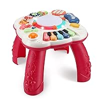 Baby Toys 6 to 12-18 Months, Musical Activity Table for 1 Year Old Boys Girls Gifts, Toddler Infant Toys, Length 12.99 Inches Width 12.99 Inches Height 12.6 Inches (33cm W x 33cm L x 32 cm H)