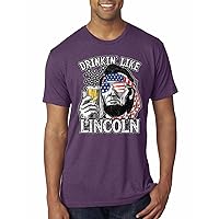 Wild Bobby Drinkin' Like Lincoln Drinking Men's T-Shirt