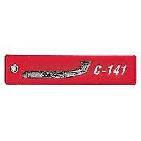 C-141 Aircraft Remove Before Flight Key Chain Baggage Luggage Tag
