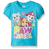 Nickelodeon Little Girls' Paw Patrol Short Sleeve T-Shirt Shirt