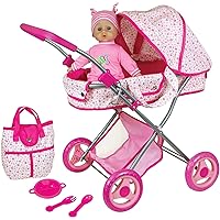 Lissi Deluxe Doll Pram with 13