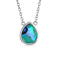 Geometric Iridescent Rainbow Natural Abalone Shell Natural Square Oval Rain Drop Long Teardrop Dangle Earrings For Women Teen .925 Sterling Silver Lever Back