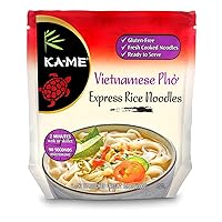 Ka-Me Gluten Free Rice Noodles - Vietnamese Express Pho Noodles Ready To Serve (Pack Of 6)