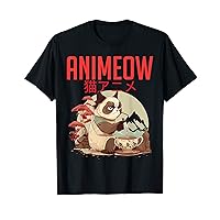 ANIMEOW Pawsome cat anime for lovers T-Shirt