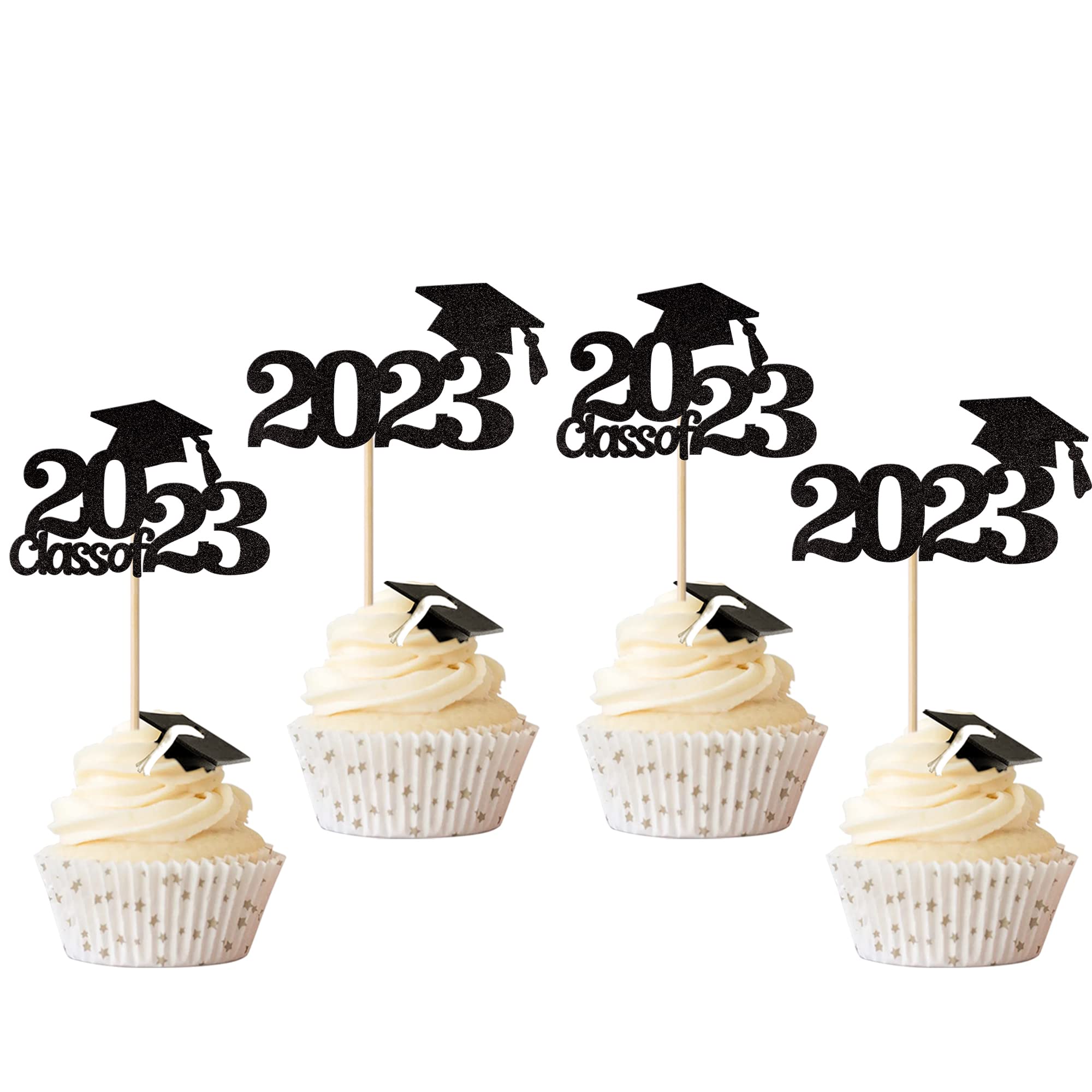 Mua Rsstarxi 24 Pack 2024 Graduation Cupcake Toppers 2024 ...