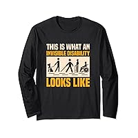 This Is What An Invisible Disability Looks Like Blind Long Sleeve T-Shirt