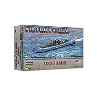 WarLord Victory at Sea USS Idaho US Navy for Victory at Sea WWII Table Top Battleship Plastic Model Kit 742412052, Large