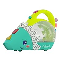 Infantino Push & Pop Musical Light-Up Mini-Vac Hedgehog Mini-Me Pretend Toy Vacuum with Music, Lights, Bouncing Balls, Sounds & Buttons, Helps Build Gross Motor Skills, for Babies & Toddlers