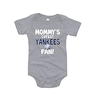 Baby's Mommy's Cutest Yankees Fan Bodysuit, Baby Yankees Fan