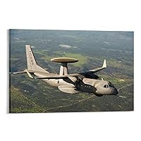 C-295 Air Force Fighter Military Transport Aircraft, Boys Birthday Gift Art Poster Wall Art Paintings Canvas Wall Decor Home Decor Living Room Decor Aesthetic 16x24inch(40x60cm) Frame-style