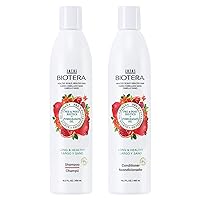 BIOTERA Long & Healthy Strengthening Shampoo/Conditioner | Strengthens Long, Growing Hair | Microbiome Friendly | Vegan & Cruelty Free | Paraben Free | Color-Safe