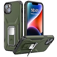 MYBAT Pro Stealth Series Phone Case for iPhone 14 Case with Stand 6.1