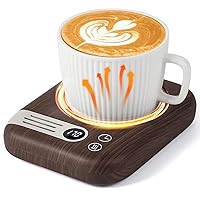 Coffee Mug Warmer with 3 Temp Settings, 2-12 Timer & Auto On/Off Gravity-Induction Coffee Cup Warmer for Desk, Smart Candle & Coffee Warmer Plate for Heating Milk,Tea,Candle