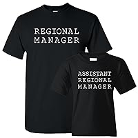 Regional Manager - Funny Joke Adult T Shirt & Infant Creeper Bundle