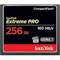 SanDisk 256GB Extreme PRO CompactFlash Memory Card UDMA 7 Speed Up To 160MB/s- SDCFXPS-256G-X46